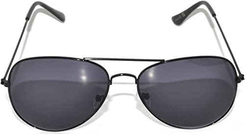 Image of OWL Classic Aviator Style Sunglasses Metal Frame Colored Lens UV 400 Unisex