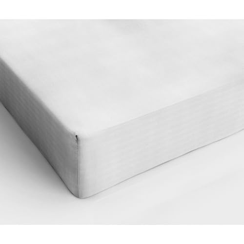 Gemitex Set Lenzuola Singolo, 100% Cotone, Bianco, Tinta Unita, Antipilling E Anallergico, Design Made In Italy, Include Lenzuolo Sopra 150X280Cm, Sotto Con Angoli 90X190Cm, 1 Federa - 2