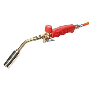 ROTHENBERGER Airprop Turbo soldeerset incl. 28 mm turbobrander en propaanslangleiding, voor aansluiting op propaangasfles, 030950E