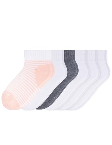 Image of no nonsense Women's Cushioned Mesh Quarter Top Ankle Socks - Premium Comfort for Women