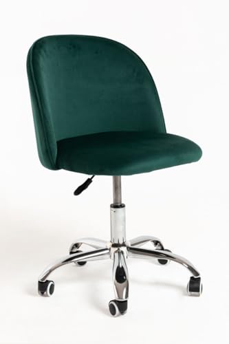 Regalos Miguel - Silla de Escritorio sin Brazos Vint Terciopelo Office - Diseño Innovador - Ideal para Estudio y Oficinas