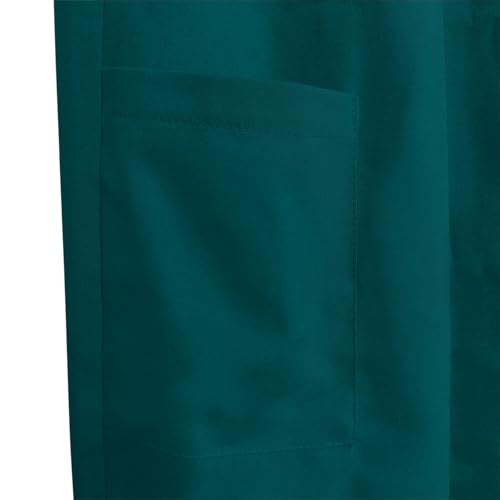 Image of Ruziyoog Womens Scrub Pants Work Uniform Straight Leg Medical Trousers Elastic Waist Nurse Cargo Pants with Pockets