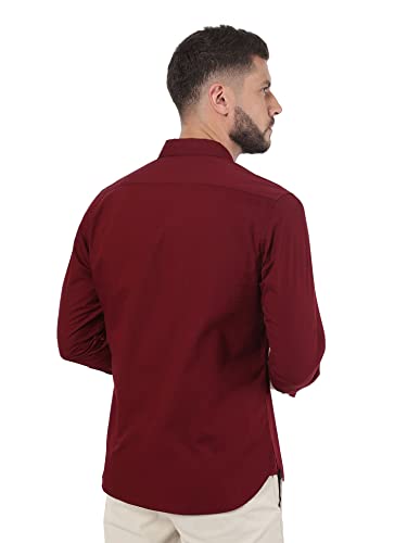 Image of Arvind AD Men White Slim Fit Shirt
