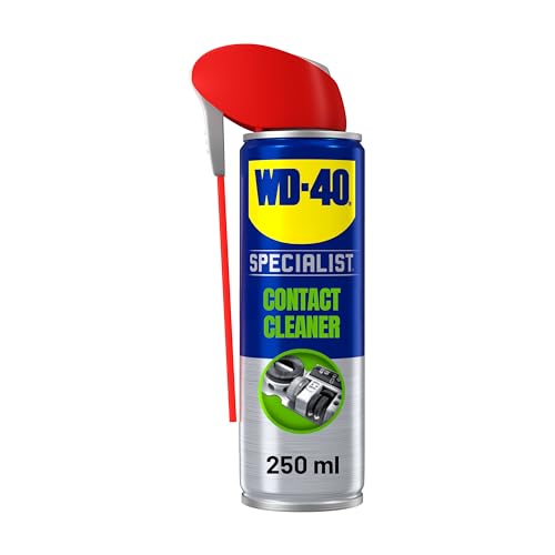 WD-40 Specialist Contact Cleaner Electrical Spray 250ml Fast Drying and Residue-Free Contact Cleaner for Circuit Boards Switches Sensors and Gaming Equipment