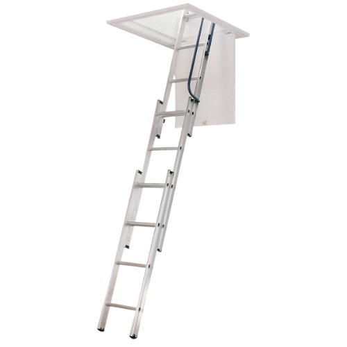 WERNER LADDER AA1510 AA1510B Ladder Aluminum Attic, 250 lb