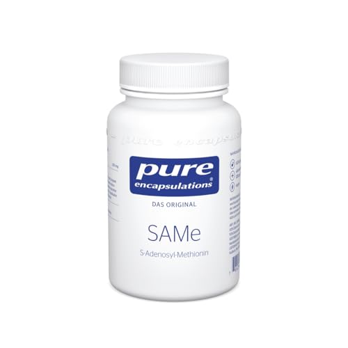 Pure Encapsulations - SAMe - S-Adenosyl-Methionin - Stoffwechselaktive Form der Aminosäure Methionin - 60 Kapseln