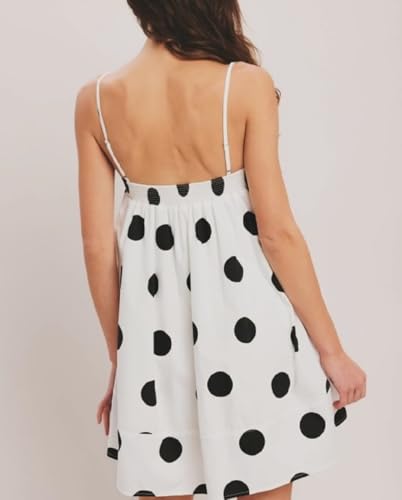 Image of Women Boho Floral Mini Cami Dress Spaghetti Strap Flowy Sling Dress Graphic Backless Summer Holiday Sundress