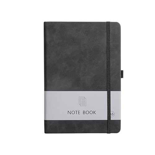 DOETYD A5 Journal Notebook 192 Pages 14.5 x 21cm Work Diary Book with Hardback Cover for Women and Men Office Home School (Black) DOETYD A5 Journal Notebook 192 Pages 14.5 x 21cm Work Diary Book with Hardback Cover for Women and Men Office Home School (Black)