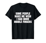 Funny Middle Fingers Joke Slogan