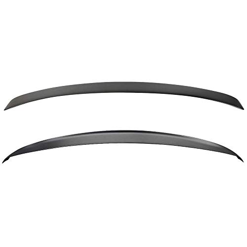Trunk & Roof Spoiler Compatible with 2007-2013 Mercedes Benz S-Class W221 Sedan, AMG Style L Style ABS Spoiler Rear Deck Lip Wing by IKON MOTORSPORTS, 2008 2009 2010 2011 2012