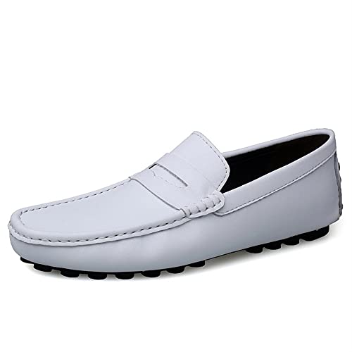Loafers for Men Penny Driving Loafers Driving Simple Leather Flat Heel Slip Resistant Lightweight Party Slip-ons2