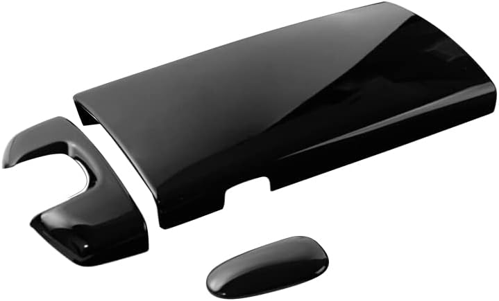 BERS [Replacement] Black Car Center Console Armrest Box Panel Cover Trim Kit fit for Mercedes for Benz for S-Class W221 2008 2009 2010 2011 2012 2013