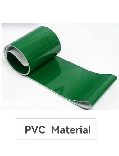 Bande transporteuse robuste en PVC vert 4mm pour optimiser la production