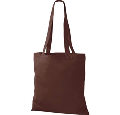 Shirtinstyle - Bolso de tela para mujer marrón...