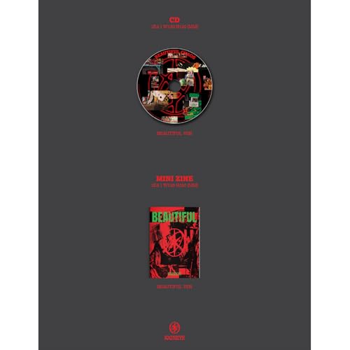 Image of KATSEYE [BEAUTIFUL CHAOS 2nd EP Album](BEAUTIFUL ver.) + 3 Extra Photocards Set