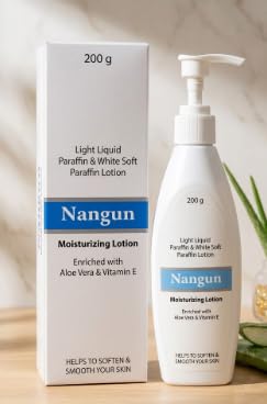 Nangun Moisturizing Lotion with Soft Paraffin and Light Liquid Paraffin, for Soft and Smooth Skin, 200ml-image-24