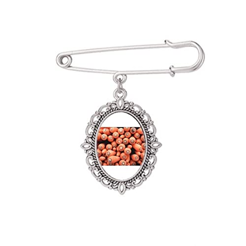 Broche pour photographie de carottes fraîches Vagetable taille M pour chemise