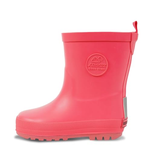 HSYAAMOO Toddler Kids Fleece-Lined Waterproof Rain Boots – Warm Non-Slip