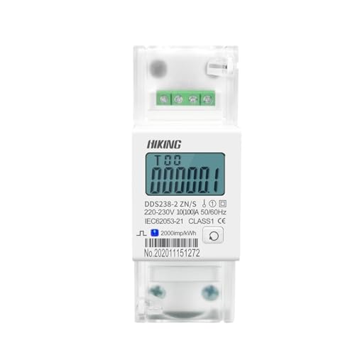 HDKYSWBUEJ 100 A, 220 V, 230 V, 50 Hz, 60 Hz, prąd napięcia, DDS238-2 ZN/S, jednofazowy, szyna DIN KWH licznik watogodzin z RS485