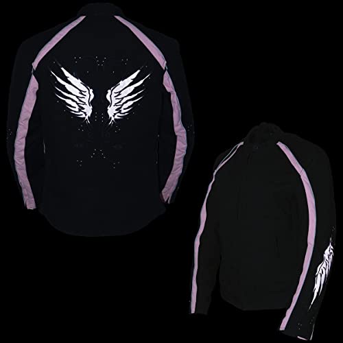 Image of Milwaukee Leather Women's Textile Classic Crossover Motorcycle Riders Jacket - All Year Wear