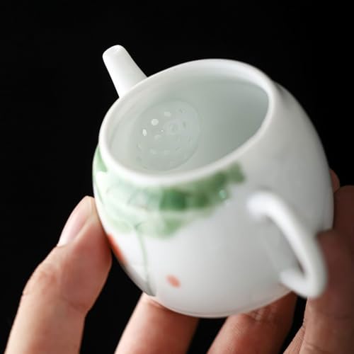 Tetera creativa de cerámica pintada a mano 110ml miniatura 3