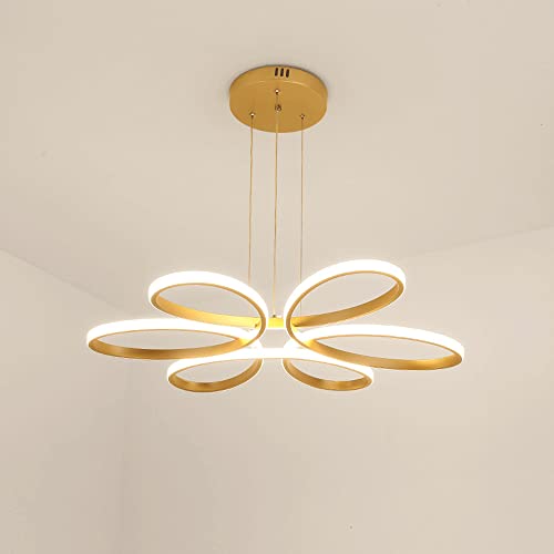 Chandelier LED 3000K LICHING DIVRATION plafonnier suspendu blanc pour éclairage salon