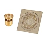 Matériel: laiton Taille: 10x 10cm Diamètre du tuyau: 50 / 75MM (mm)