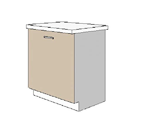 Produktbild von Küchen-Preisbombe Unterschrank 60 Cm Küche AVA Eiche Artisan Lamellen Optik Küchenzeile