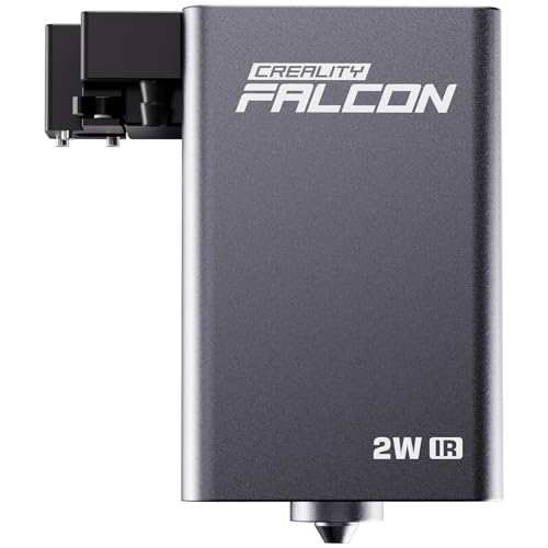 Creality Falcon 2W IR Laser Module, 1064nm Infrared Laser Head Dedicated for Falcon A1 Pro Laser Engraver, High-Precision Metal & Plastic Jewelry Engraving, 600mm/s High Speed, Easy Installation