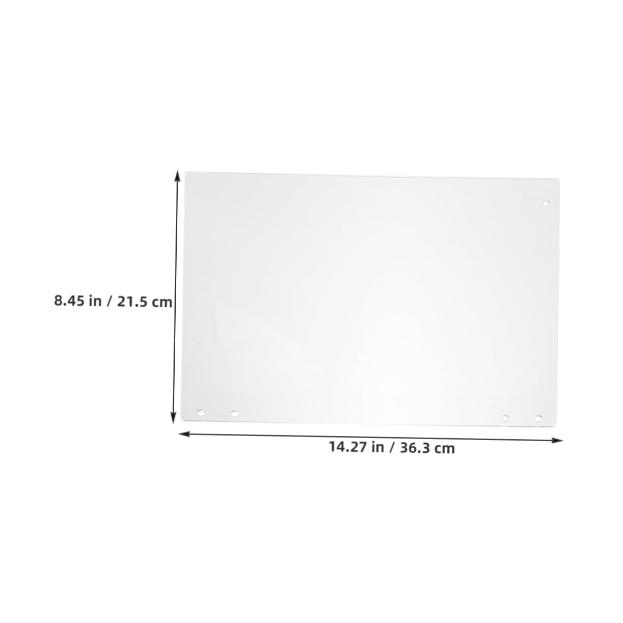 Healifty 2pcs Clear Popcorn Machine Door Panel Replacement Baffle Protective Parts for Commercial Popcorn Maker Dual Door Design