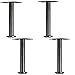 Produktbild Schrankmöbel Bein 4 STK. 4,7 Zoll Tischbeine Metall Sofa Schrank Füße Hochleistungshaarhaube in Fuß mit Schrauben Perfekt für DIY TV Tisch Schreibtisch Frühstücksbar Stand Bank (Farbe: Schwa