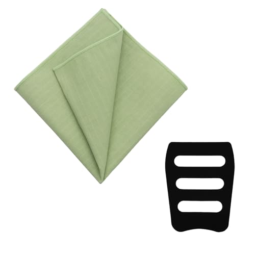 LHXzizizi White Pocket Squares for Men, Mens Linen Cotton Handkerchiefs