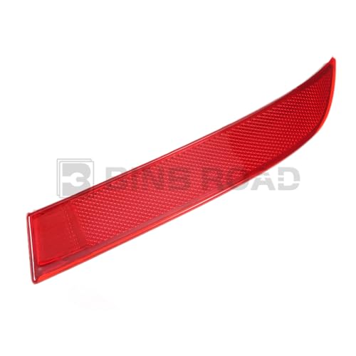 Image of 63147240998 Rear Right Bumper Reflector Passenger Side Red Trim Compatible with BMW X5 E70 2009-2013 (Replaces 63217158950)