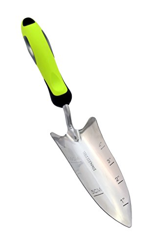 Spear & Jackson COLOURS3PSSS 3-teiliges Edelstahl-Gartenwerkzeug-Set – Pflanzkelle, Unkrautforke & Umpflanzkelle mit Tiefenanzeige… – Ansicht 4