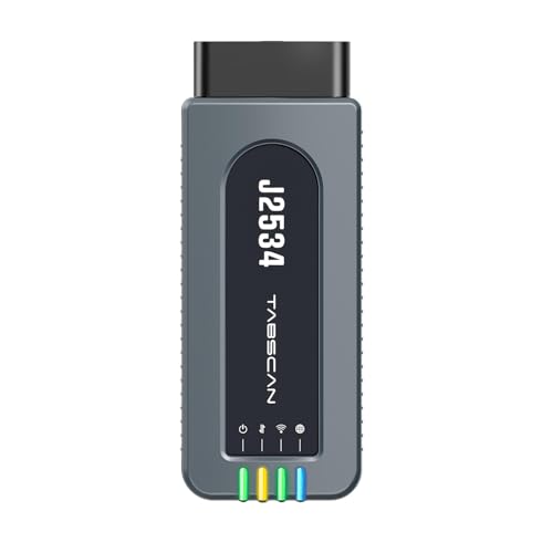 Tabscan J2534 Pass-Thru Device Fit for Ford Vehicles Diagnostics and Programming J2534 VCI Reprogramming Tool Support D-PDU/CAN-FD/DoIP for ECU Coding & Programming Compatible with OE Software