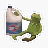 Kermit Bleach Meme Graphic - Auto, Wall, Laptop, Cell, Truck Sticker for Windows, Cars, Trucks