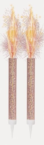 Unique 84027 - Rose Gold Prism Ice Fountains - 2 Count (Pack of 1)