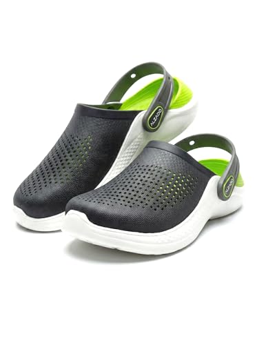 Image of Alzado Men's Classic Casual Sports Clogs /Sandals with Adjustable Back Strap for Adult | Comfortable & LightWeight| Stylish & Anti-Skid| Waterproof & Everyday Use Mules for Gents & Boys..