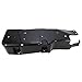 ECOTRIC Fuel Tank Skid Plate Compatible with 2007-2018 Jeep Wrangler JK 2-Door Black Replacement for 52059743AJ Gas Tank Guard Protective Cover Heavy Duty Steel