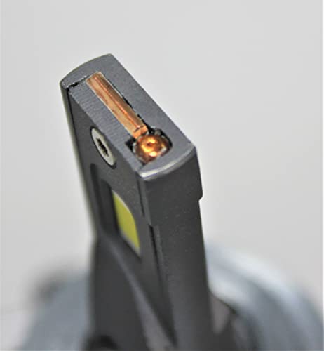 MACBOT H8/H11/H19 Type LED Bulb 160 Watt M80-H8, with 2-Year Replacement Warranty - Made in India for Cars (80 Watt Each Bulb) Super Bright White Light, Easy Installation, Long-lasting Performance