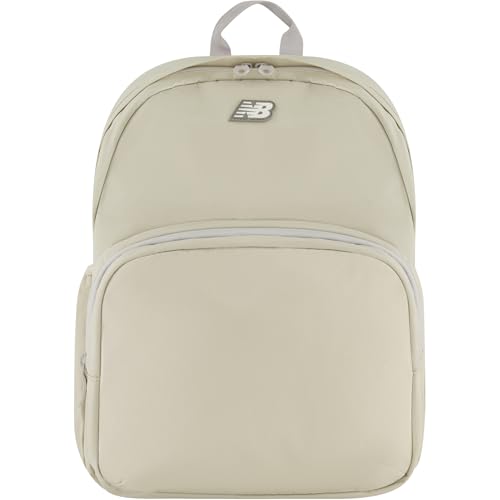 Mochila New Balance Heritage para laptop, bolsa de viagem casual para homens e mulheres, cinza-acinzentado, 45,7 cm, Cinzento-acastan, G