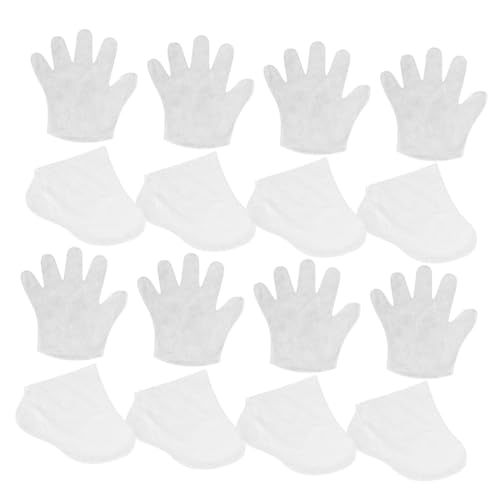 FRCOLOR 20 Pack Non-Woven Hand and Foot Membranes Paraffin Wax Bath Liners for Pedicure Spa