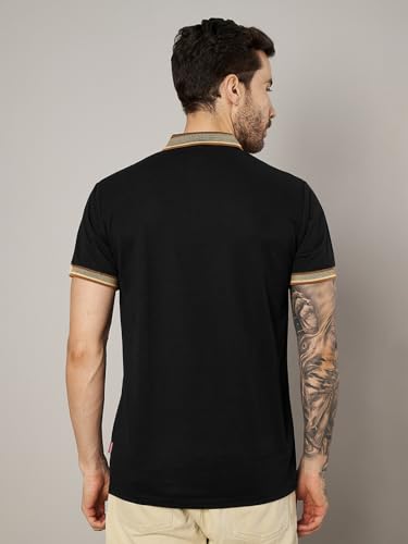 Image of LEOTUDE Men's Matty Regular Fit Half Sleeve Polo T-Shirt Combo (Pack of 3)