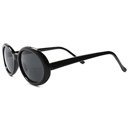 Classic Vintage Retro 80s Fashion Stylish Round Oval Sunglasses