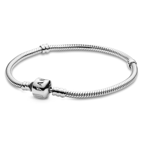 Pandora Moments Barrel Clasp Snake Chain Bracelet - Gold Bracelet for Women - 14K Gold - With Gift Box2