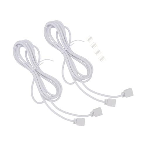 ORFOFE 4�� ���C�g �o�[ ���� �R�[�h �t���L�V�u�� LED �X�g���b�v �R�l�N�^ Rgb ���C�g �R�[�h Rgb ���� �P�[�u�� �z���C�g �����_���J���[