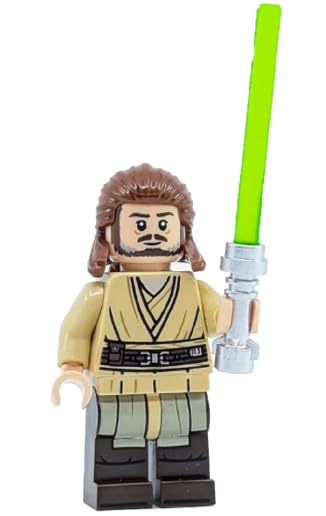 LEGO Star Wars Qui-Gon Jinn Minifigure with Lightsaber, Red