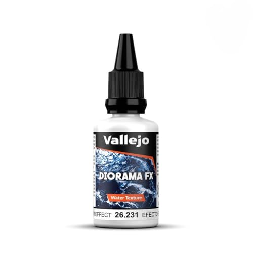 Vallejo Diorama FX Acrylic Paint, Water Texture for Realistic Terrain, Snow, Water, and Mud Effects, 32 ml, Ideal for Model Making and Dioramas