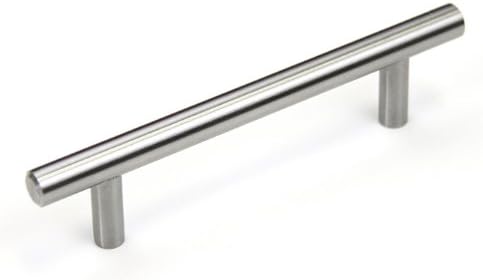 Contempo Living WC12S006S 6-Inch Solid Stainless Steel European Style Kitchen Bar Pull Handle