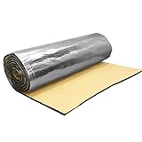 ツールズアイランド(Toolsisland) 断熱マット 制振 断熱遮音シート アルミ 自動車用 吸音 防音 (厚み15mm×幅1000mm×長さ5M)